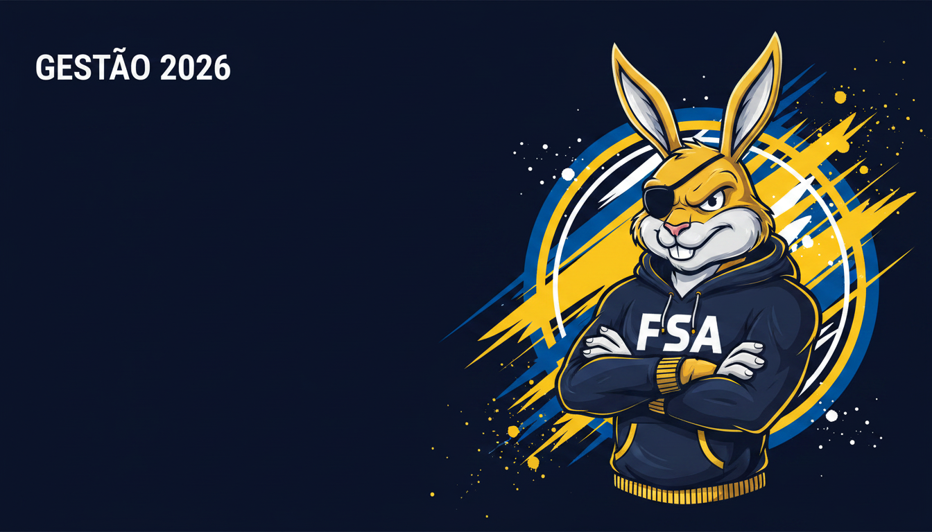 Mascote institucional da ATLETICA FSA para a gestão 2026